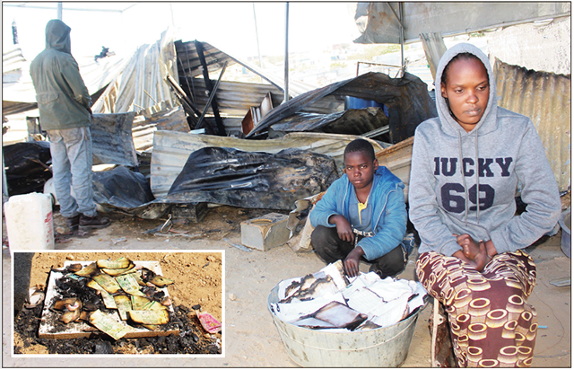 Family loses N$10 000 cash in shack fire - The Namibian