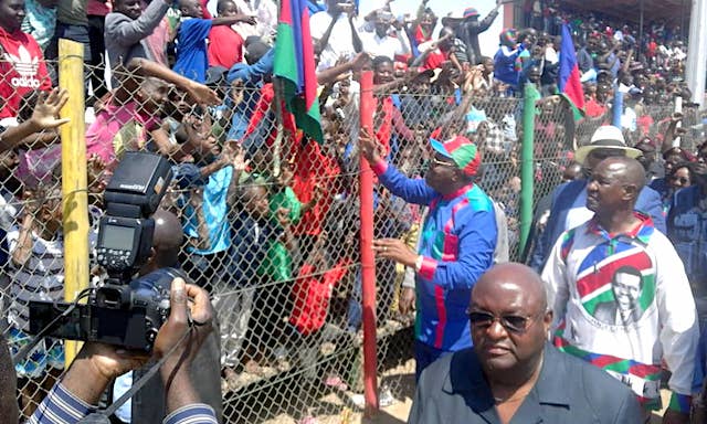 Swapo Rally Swapo wants NBC to show 'larger crowd' for party rally - The Namibian
