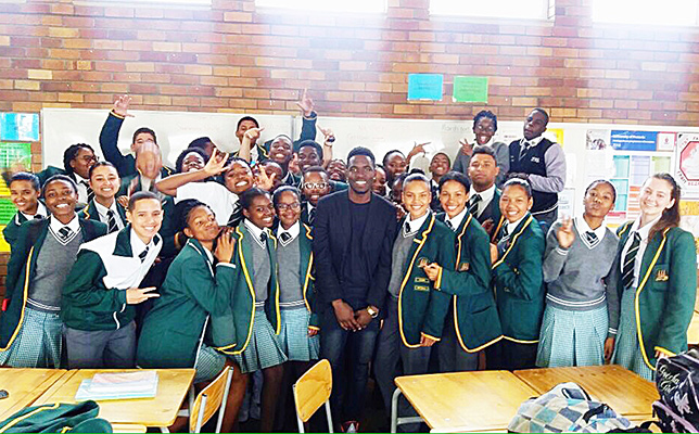 Christian Rapper Engages Pupils - The Namibian