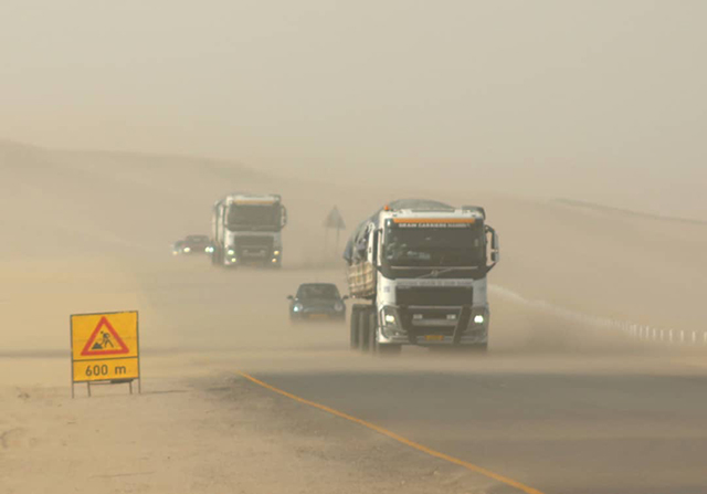 East Wind Brings Sand Storm And Blistering Heat The Namibian 5035