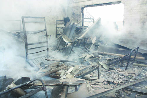 Fire guts Catholic school hostel - The Namibian