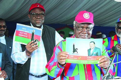 Swapo Launches Election Manifesto The Namibian 9766