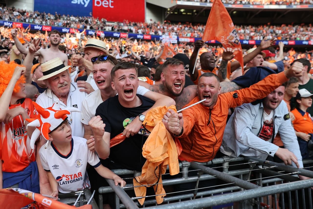 Lutton Fans Luton complete fairytale rise to Premier League riches - Sport - The ...