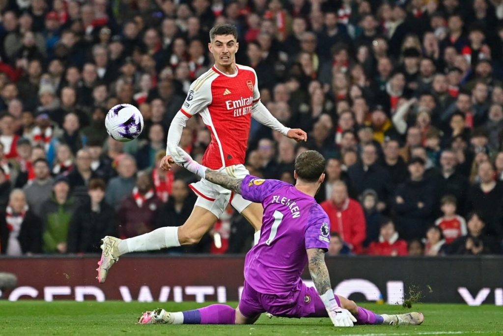 Havertz takes Arsenal top of Premier League, Man Utd beat Everton - Vimarsana News