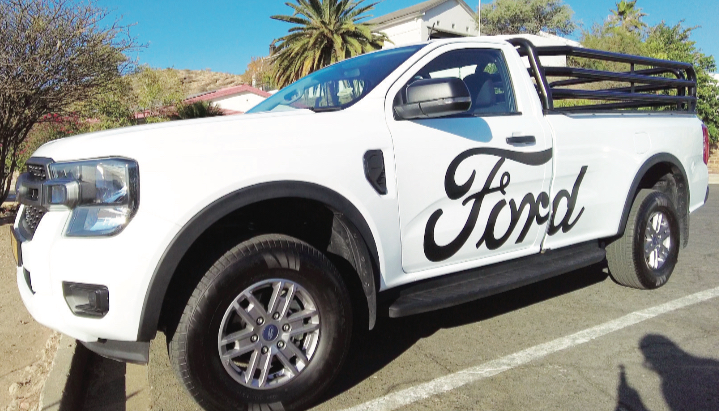 The single cab Ford with lots of flair