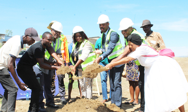 City breaks ground on sanitation hub at Mix settlement