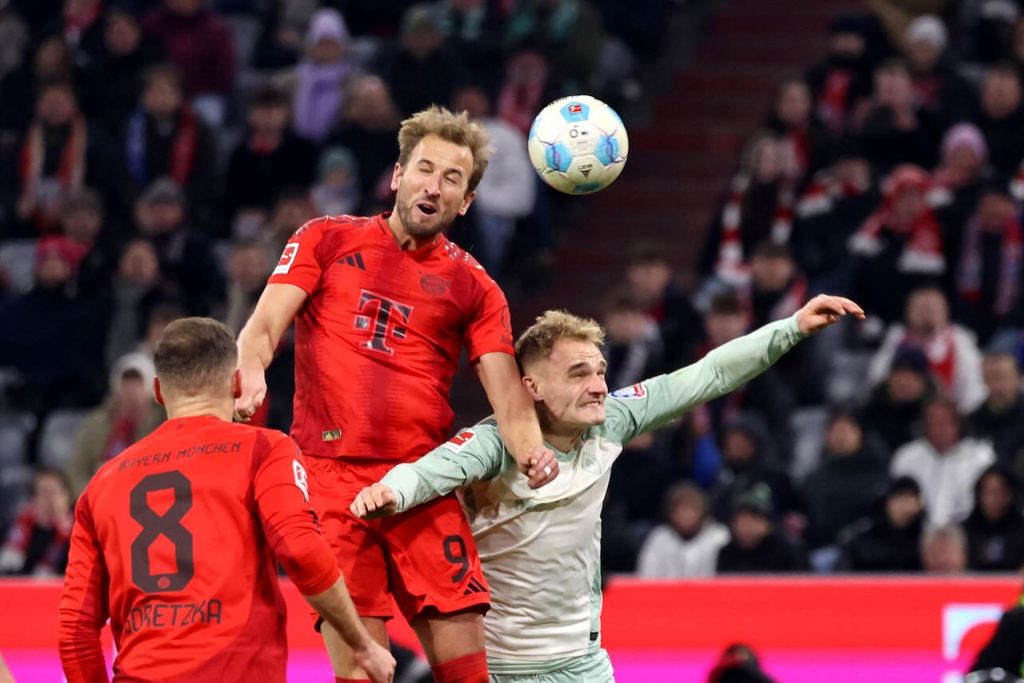 ‘Improving’ Kane hits brace as Bayern beat Bremen to move nine clear