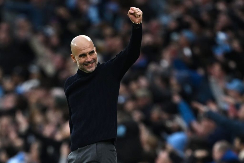 Guardiola taunts Liverpool over Man City’s 100-point record