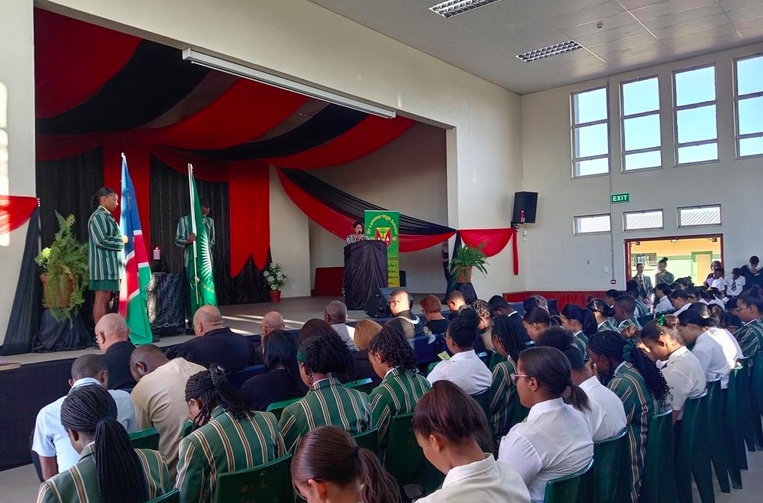 Rehoboth pupils celebrate the life of Sam Nujoma