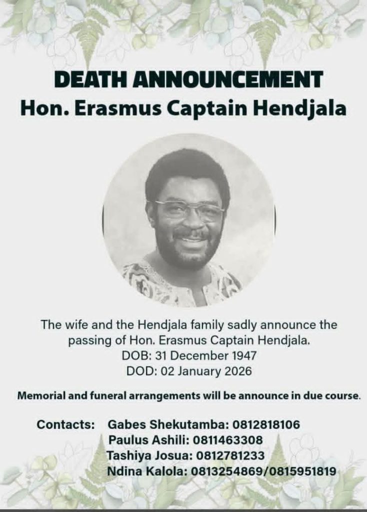 Namibia: Former Swapo and RDP member Erasmus Hendjala dies aged 78 – News Namibia: Former Swapo and RDP member Erasmus Hendjala dies aged 78 – News