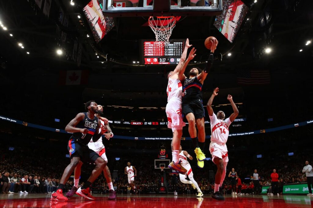 Cunningham on target as depleted Pistons down Raptors