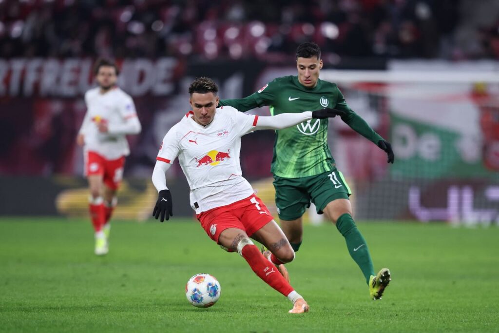 Late Gruda goal grabs Leipzig draw with Wolfsburg