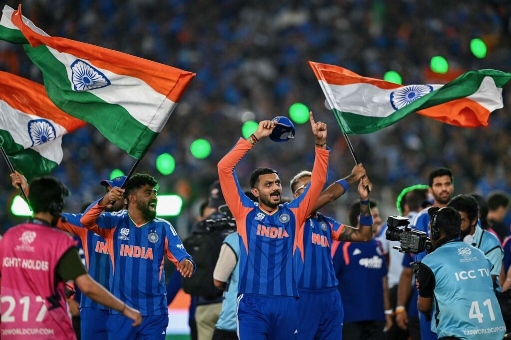 India crush New Zealand to win third T20 World Cup title