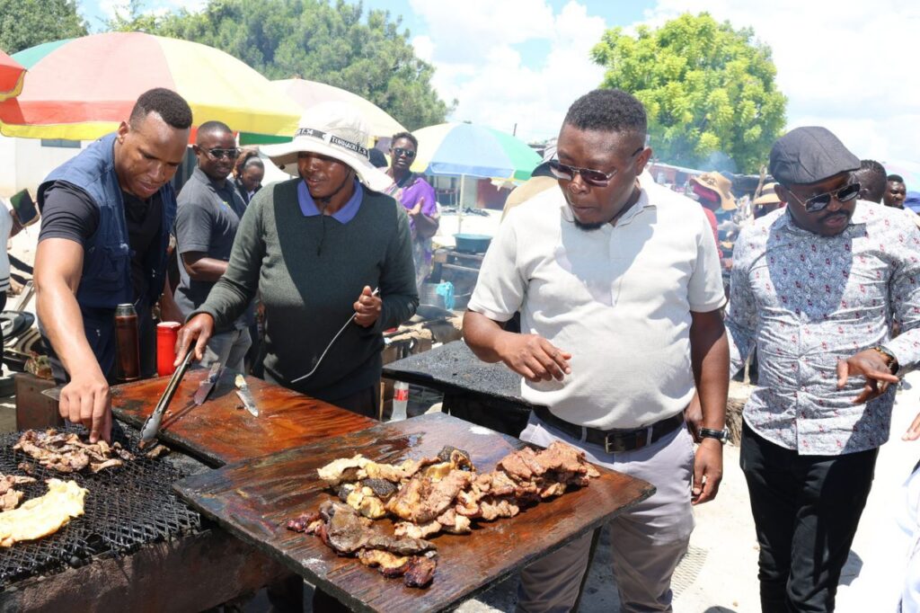Omuthiya councillor hosts kapana day, promotes local market lunches