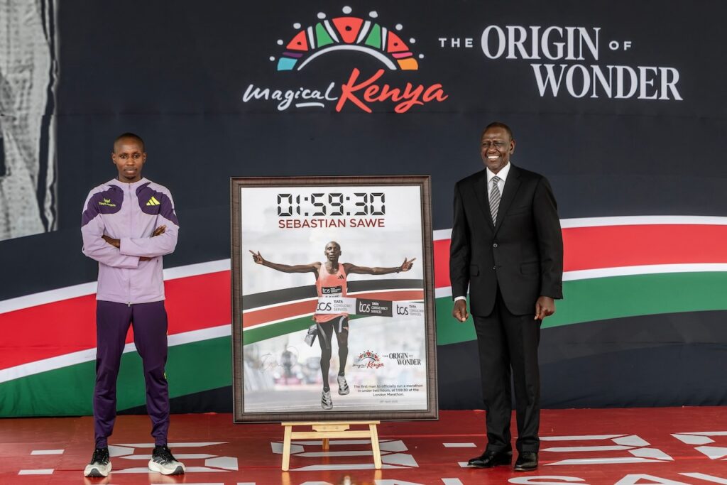 Hero’s welcome in Kenya for marathon record breaker Sawe