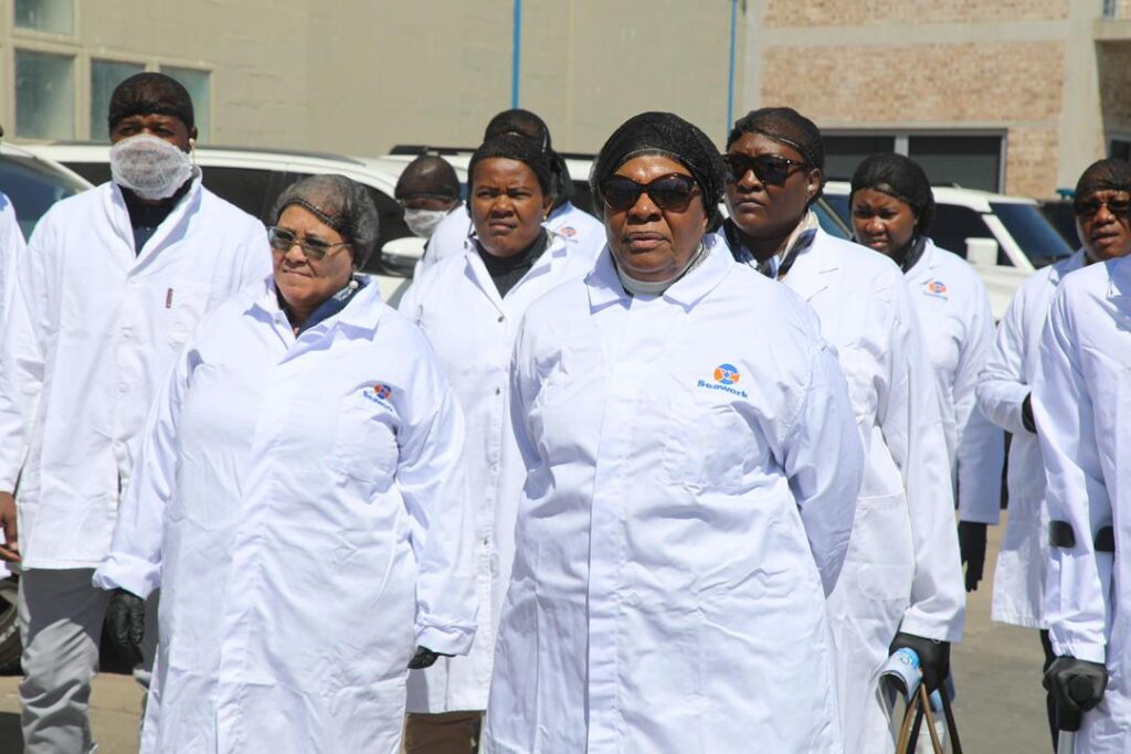 Nandi-Ndaitwah tours fisheries sector at Walvis Bay