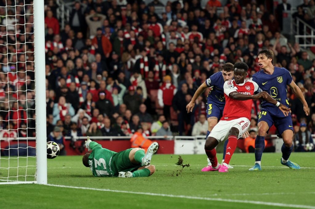 Saka ends Arsenal’s 20 year wait to reach Champions League final