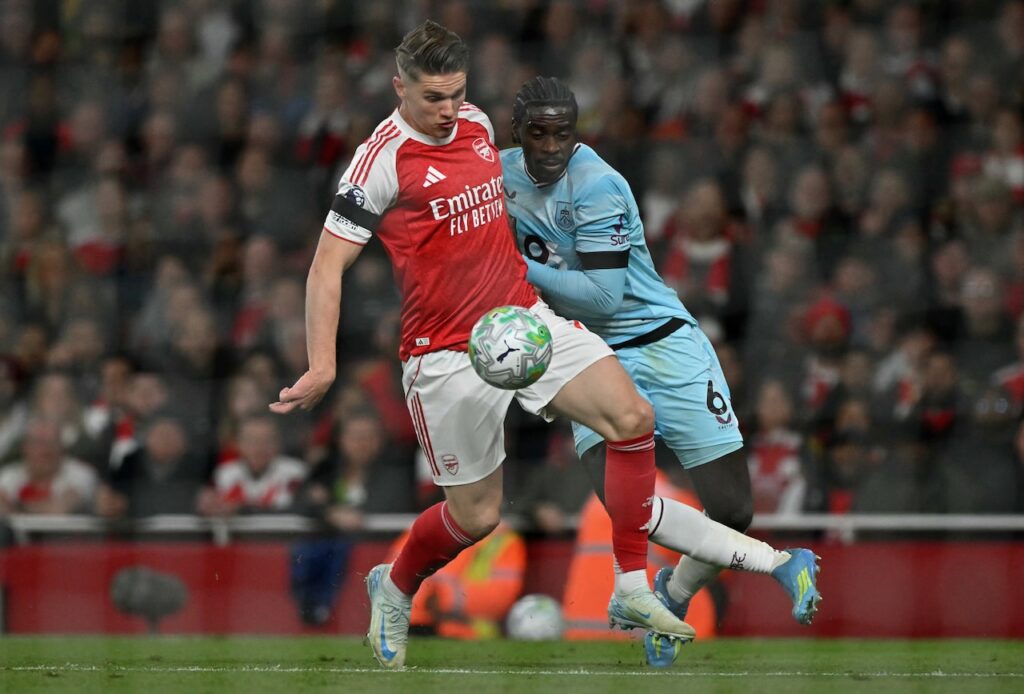 Arsenal on the brink of Premier League title after nervy Burnley win