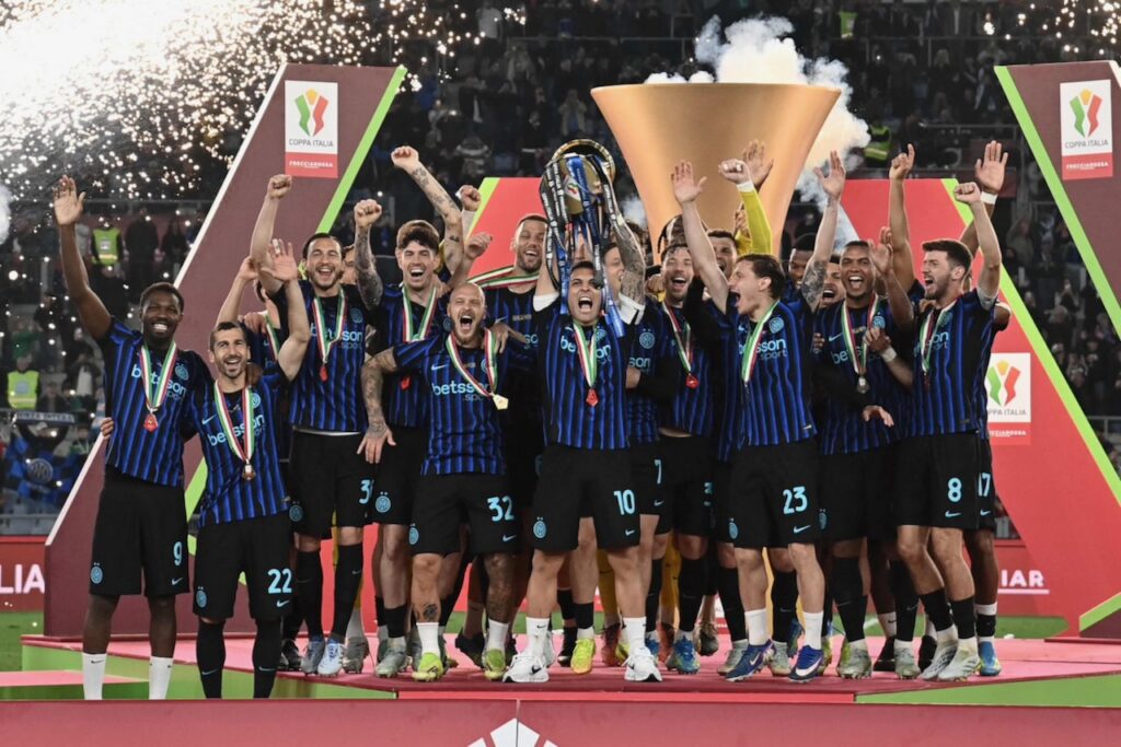 Inter Milan win Italian Cup to secure domestic double