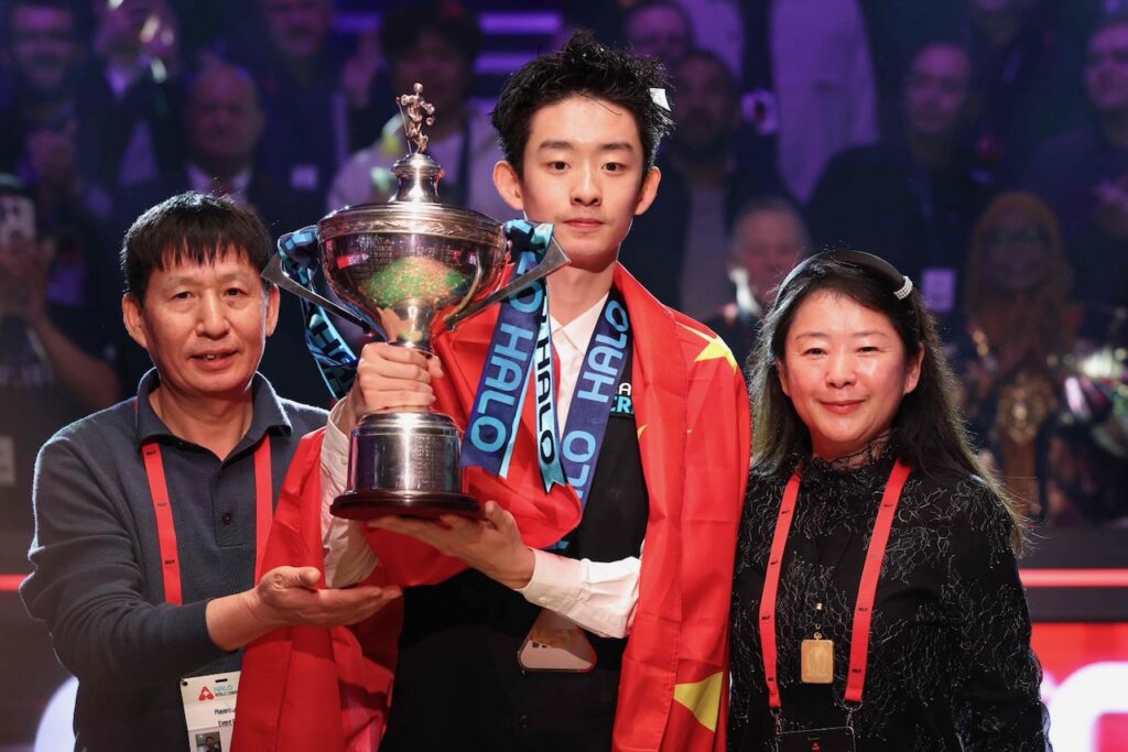 China’s Wu Yize wins World Snooker Championship for first time