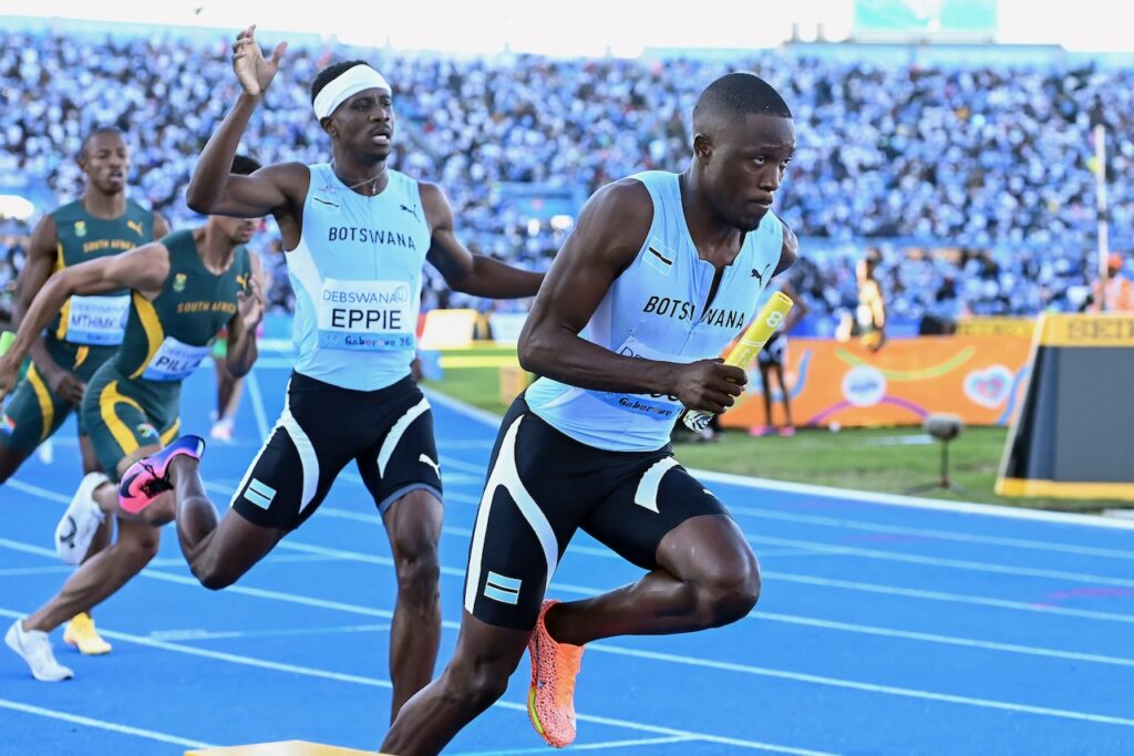 Thompson Herah shines at world relays, Tebogo helps Botswana to win