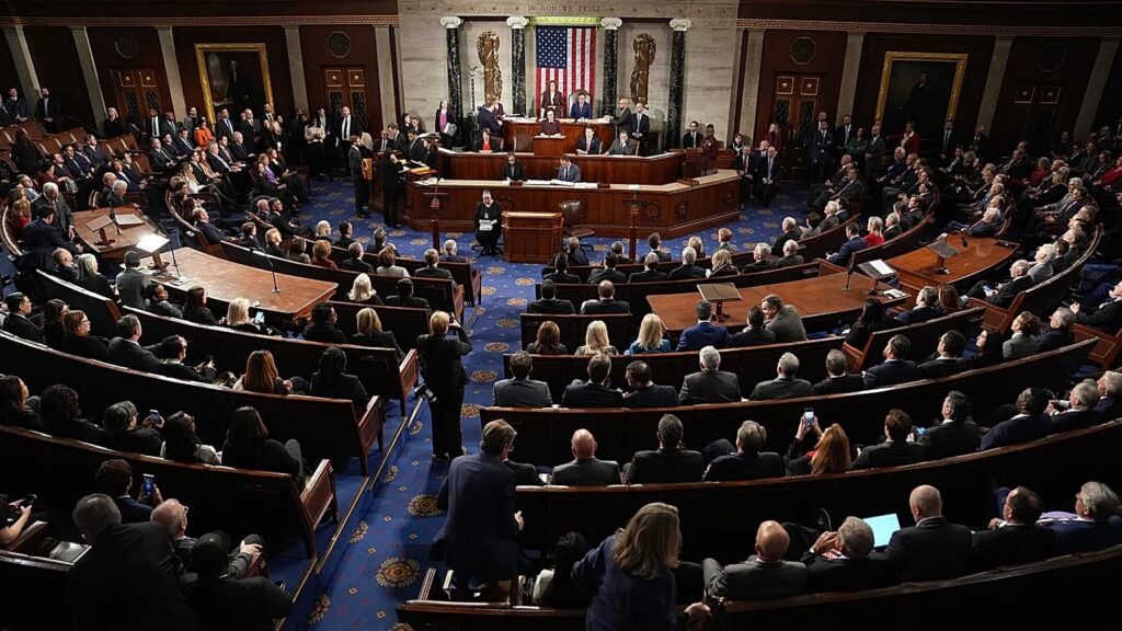 US House votes to rein in Trump’s war powers in rebuke over Iran