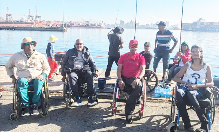 Fishing day brings differently abled anglers joy