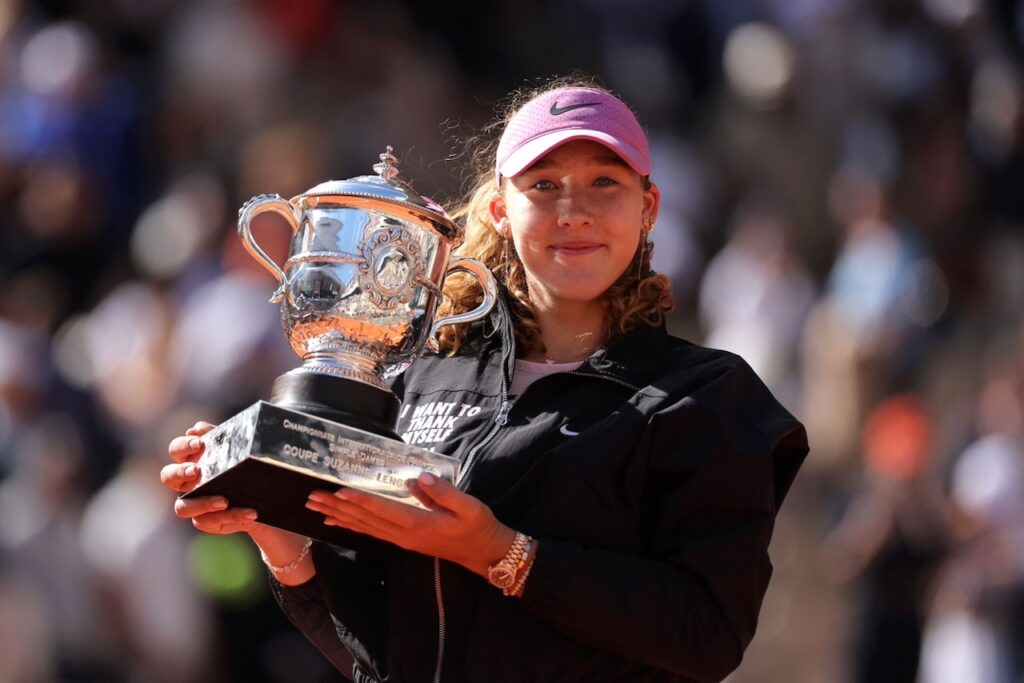 Andreeva wins first Grand Slam title at French Open