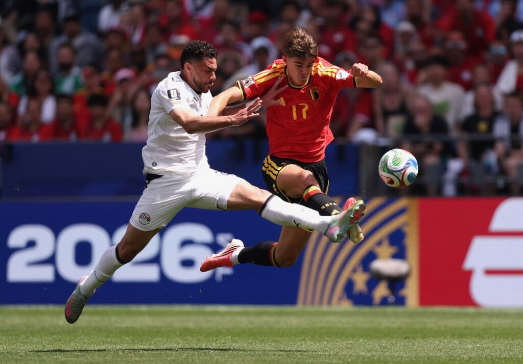 Belgium and Egypt draw 1-1 in World Cup group match 
