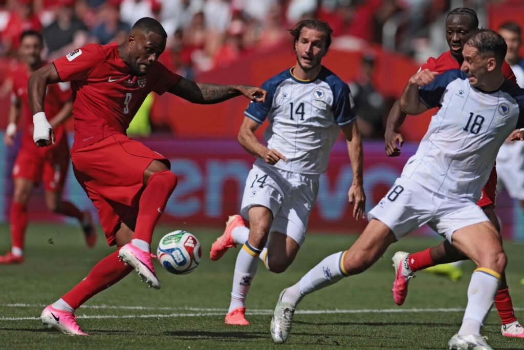 Canada draw with Bosnia Herzegovina to earn first ever World Cup point