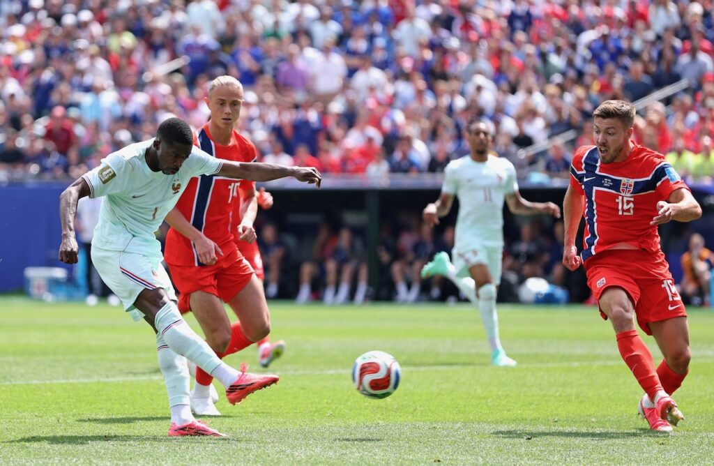 Dembele hits hat-trick as France thrash second string Norway at World Cup