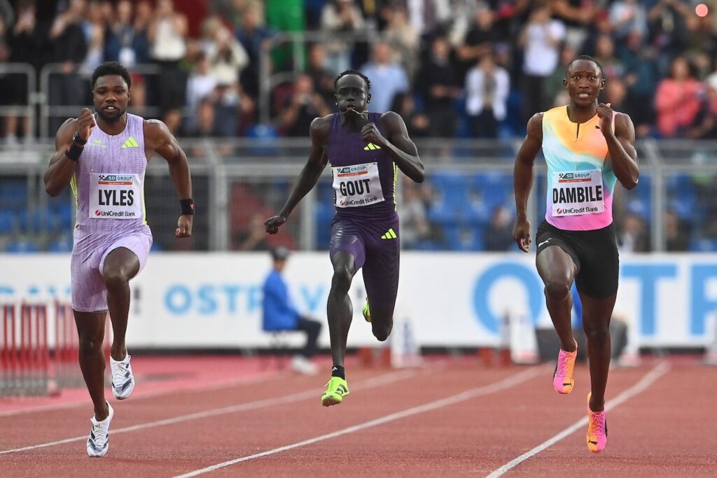 Lyles sets world’s best time over 150 metres at Ostrava