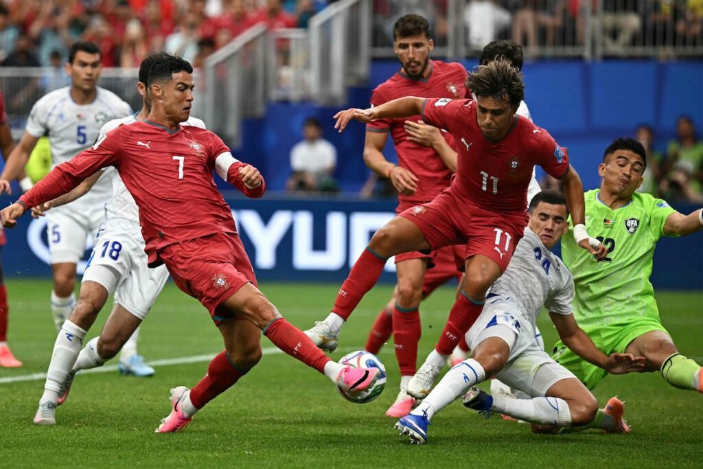 ‘I’m back’: Ronaldo scores at sixth World Cup as Portugal run riot