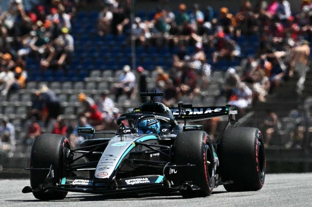 Russell snatches controversial pole in Austria after Verstappen crash