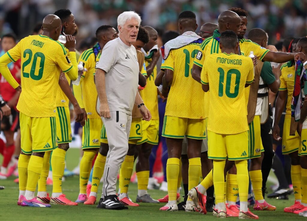 Broos smiles and snarls before South Africa’s historic World Cup match