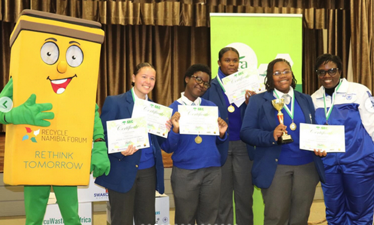 SEC Namibia hosts recycling art competition