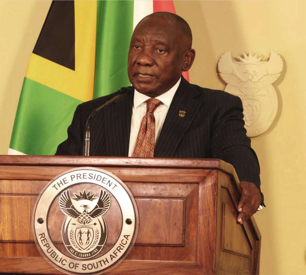 President Cyril Ramaphosa addresses the nation on the government’s management approach to illegal migration and the recent surge in protests against foreign nationals. (Photo: Siyabulela Duda / GCIS)