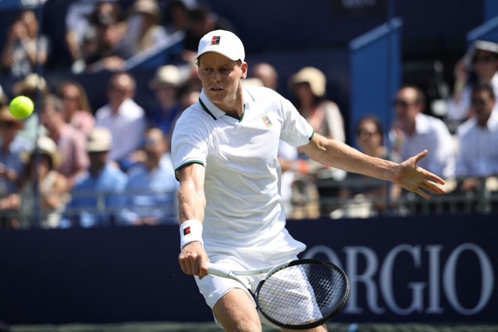 Bloodied but unbowed: Sinner avoids shock exit at start of Wimbledon title defence