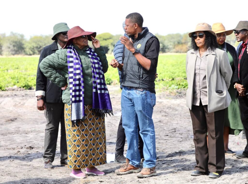 President hails garlic trial as Sikondo farm tests new crops