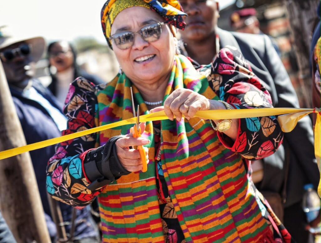 Vice President Lucia Witbooi Celebrates Electrification and Street Lighting in Gibeon