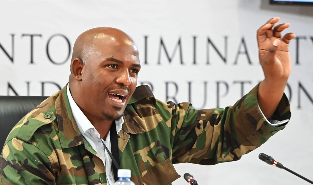 MK party MP Vusi Shongwe testifies at the Madlanga Commission of Inquiry in Pretoria on 30 June 2026. (Photo: Gallo Images / Frennie Shivambu)