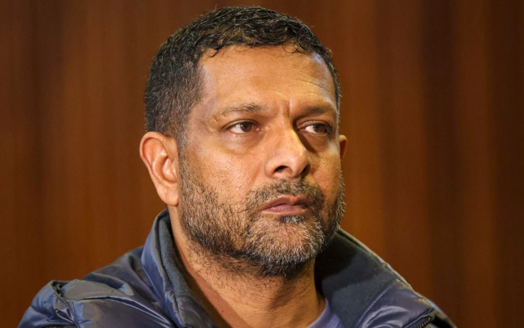 Senior Crime Intelligence officer Feroz Khan appears in the Kempton Park Magistrates’ Court on 11 May 2026. He faces charges in an illicit precious metals case. (Photo: Gallo Images / OJ Koloti)