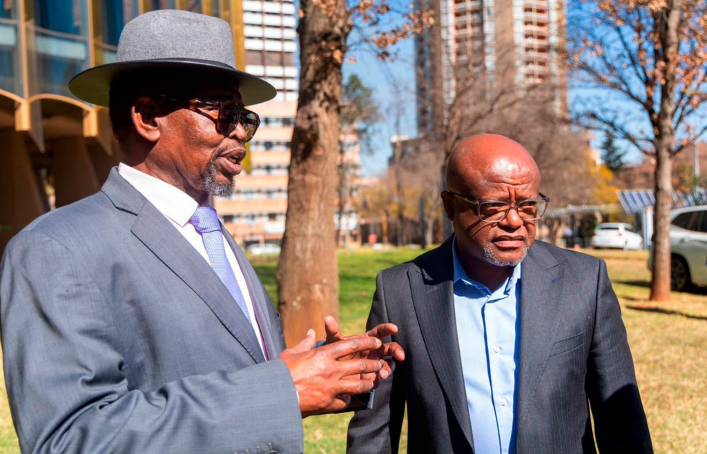 Finance Minister Enoch Godongwana and Johannesburg Mayor Dada Morero. (Photo: City of Johannesburg)