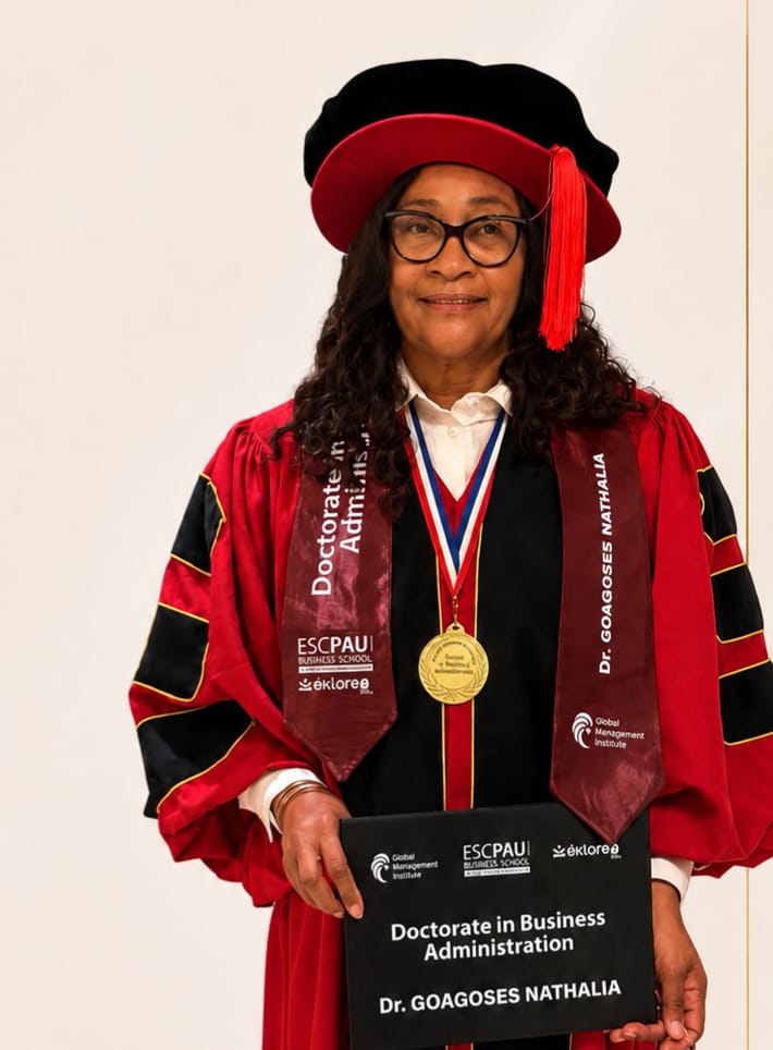 Erongo governor Goagoses gets doctorate in business administration
