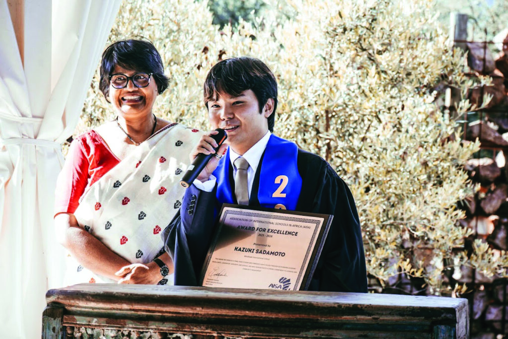 International school tops global exam averages
