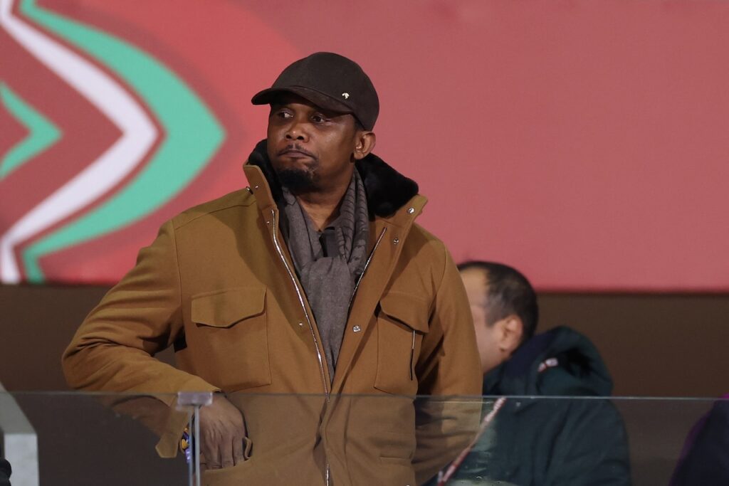 Eto’o urges support for embattled Fifa president Infantino