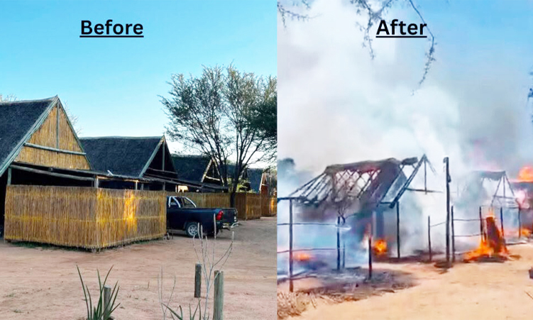 Fire destroys N$1.6m lodge in Kavango East