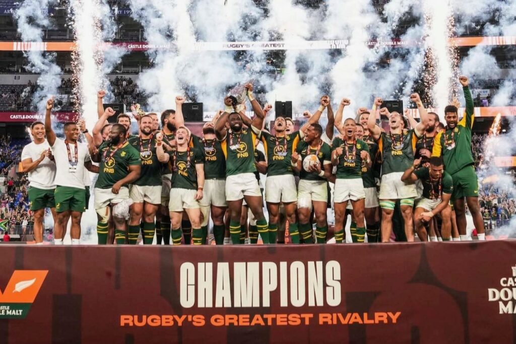 South Africa defeat New Zealand 43-28 to complete 3-1 series victory