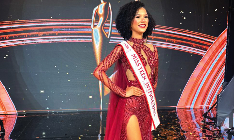 Chantel Boeren makes history at Miss Teen International