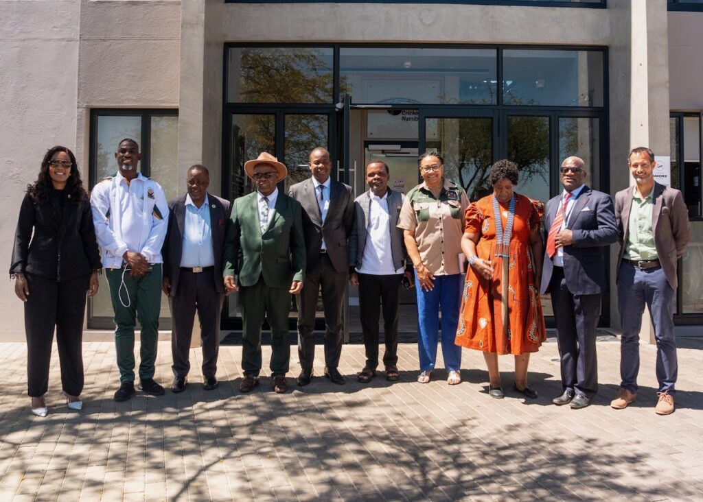 Regional governors visit FNB Namibia Cricket Ground